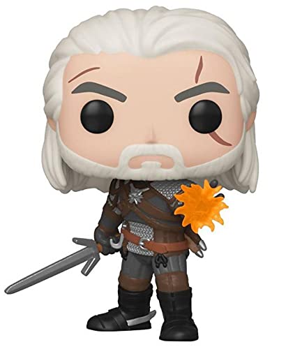 Funko POP! Games: The Witcher 3: Wild Hunt - Geralt Glow in The Dark GameStop Exclusive