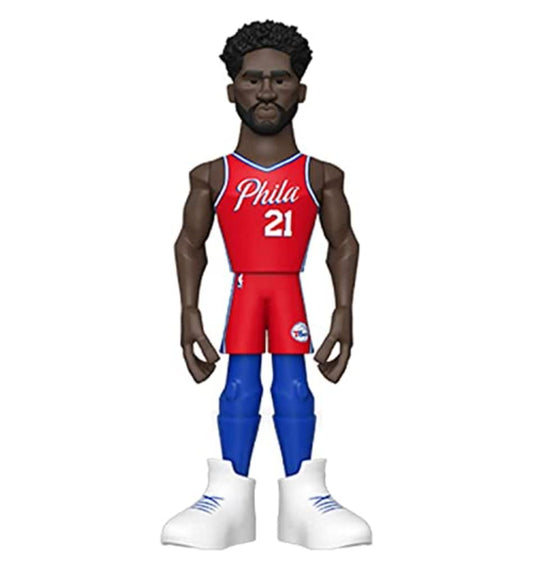 Funko Gold NBA Sixers Joel Embiid [Red Uniform] 5"