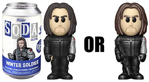 Winter Soldier Bucky Barnes Vinyl Soda Figure Funko Store Exclusive