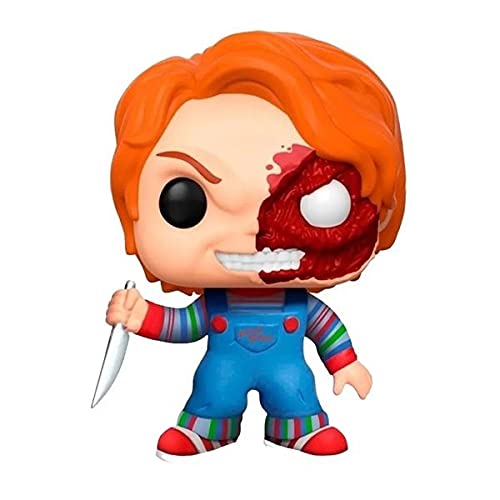 Funko POP! Movies: Horror S7 - Chucky [Half Battle Damaged] Exclusive