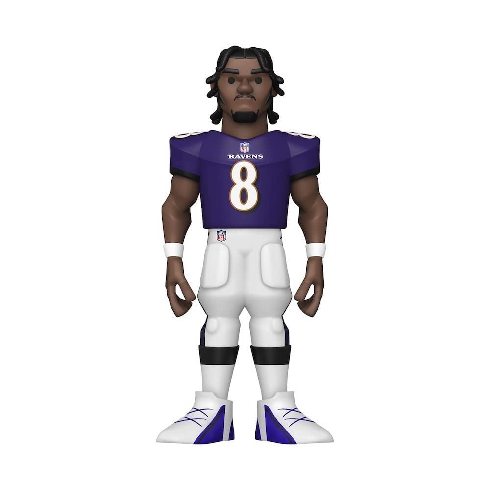 Funko GOLD NFL Baltimore Ravens - Lamar Jackson 5 Inch Vinyl Figure