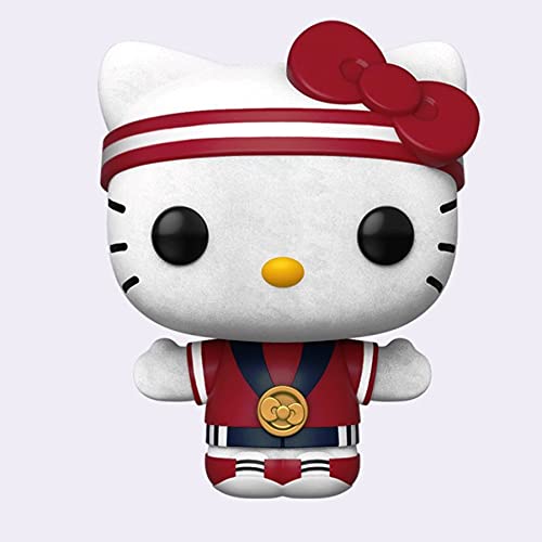 Funko POP! Sanrio Hello Kitty x Team USA Hello Kitty (Gold Medal) #36 [Flocked] LE 4000 Exclusive