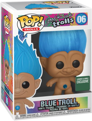 Funko POP! Trolls Good Luck Trolls Blue Troll #06 Exclusive