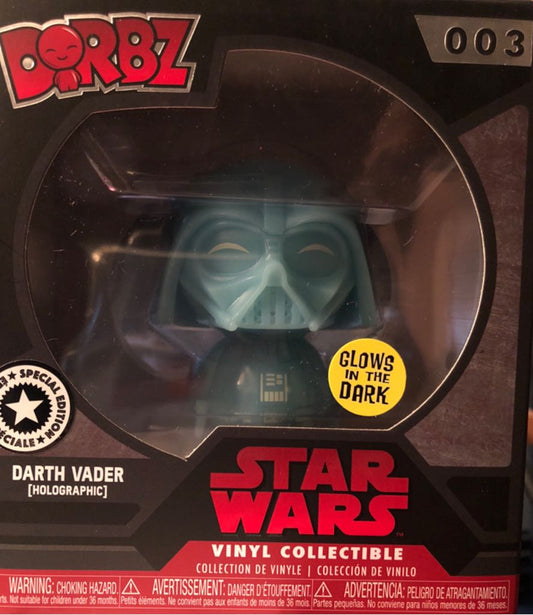 Funko Dorbz Star Wars Darth Vader #003 [Holographic, Glows in the Dark] Exclusive