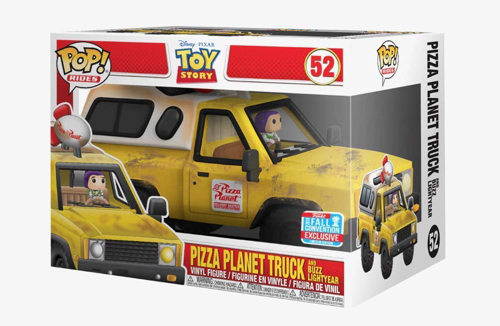 Funko POP! Rides Disney Pixar Toy Story Pizza Planet Truck with Buzz Lightyear #52 Exclusive