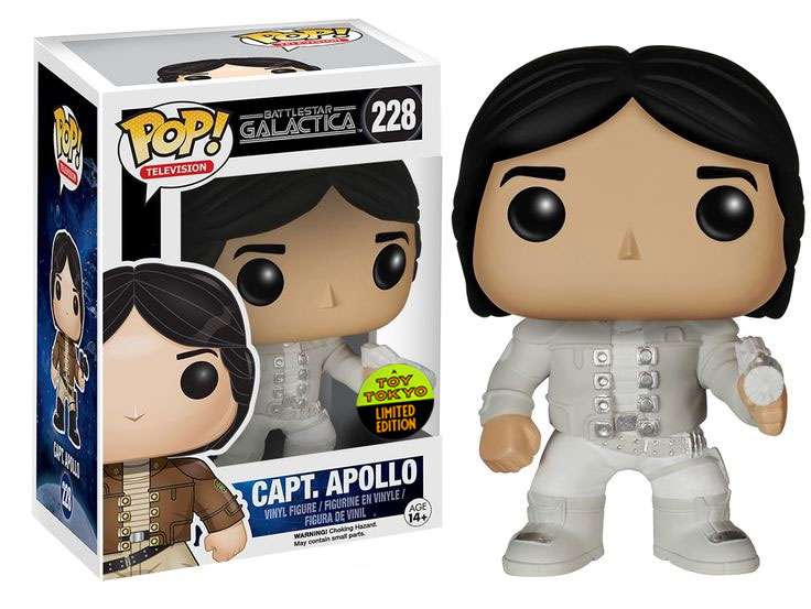 Funko Battlestar Galactica POP! TV Captain Apollo Exclusive Vinyl Figure #228 [White]