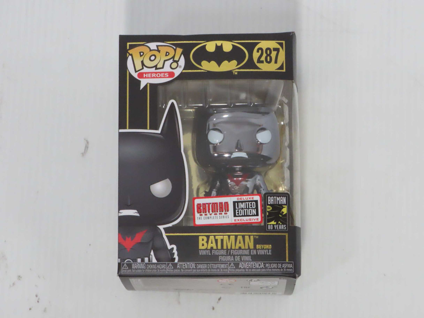 Funko POP! Heroes DC Batman Beyond #287 [Metallic Chrome] Exclusive