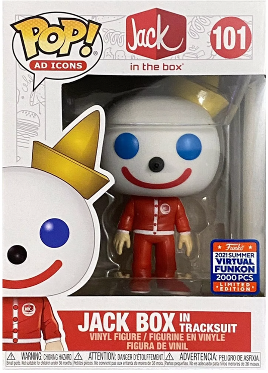 Funko POP! Ad Icons Jack Box in Track Suit #101 Exclusive