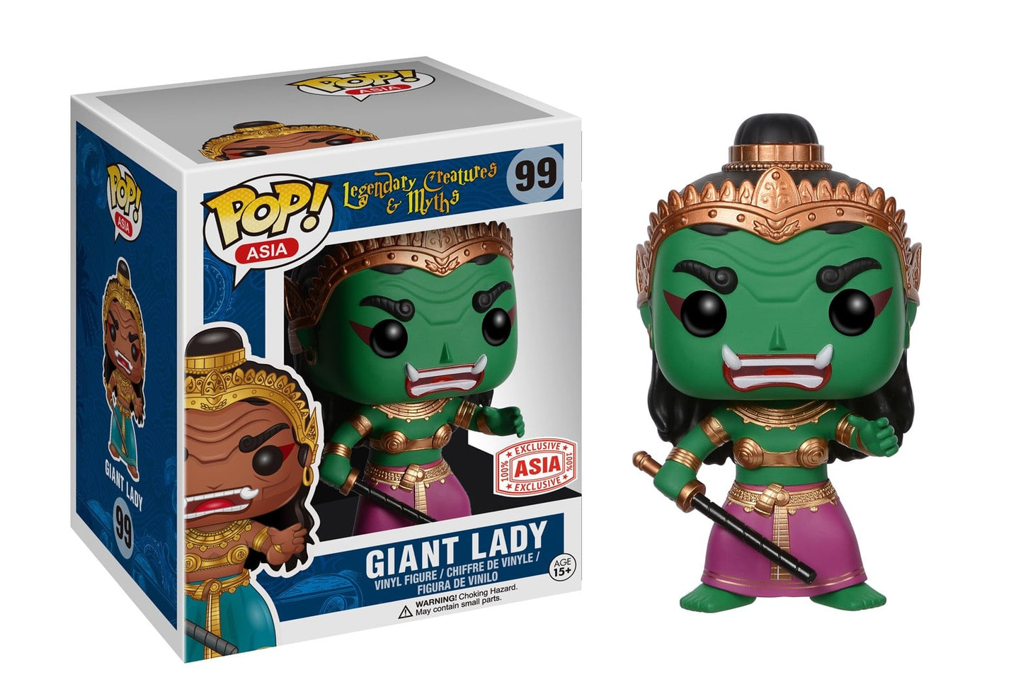 Funko POP! Asia Legendary Myths and Creatures Giant Lady #99 [Green] Exclusive