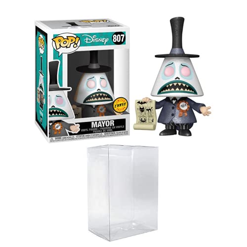 Funko POP! Disney Nightmare Before Christmas CHASE Mayor #807 [Halloween Plans, Diamond Glitter] Exclusive