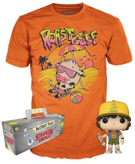 Funko POP! and Tee Stranger Things Dustin [Roast Beef] with Size Small T-Shirt Exclusive