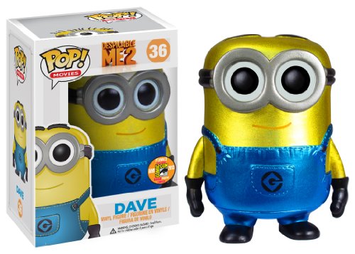 Funko POP! Movies Despicable Me 2 Dave #36 [Metallic] LE 1008 SDCC Exclusive