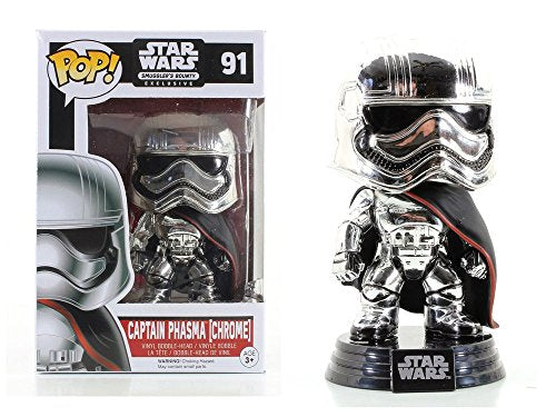 Funko POP! Star Wars Captain Phasma Chrome #91 Smuggler's Bounty Exclusive