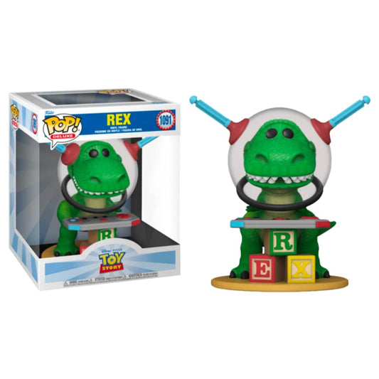 Funko POP! Deluxe Disney Pixar Toy Story 2 Rex with Game Controller Vinyl Figure - BoxLunch Exclusive #1091