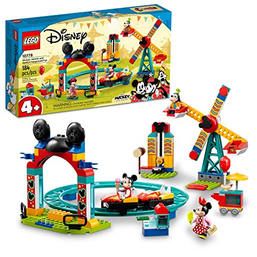 LEGO Disney Mickey and Friends – Mickey, Minnie and Goofy’s Fairground Fun 10778