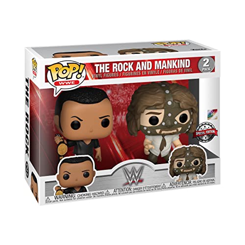 Funko POP! WWE: The Rock vs. Mankind (2 Pack) - Exclusive