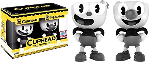 Funko Cuphead - Cuphead and Mugman 2-Pack [Black & White] Funko Shop Exclusive