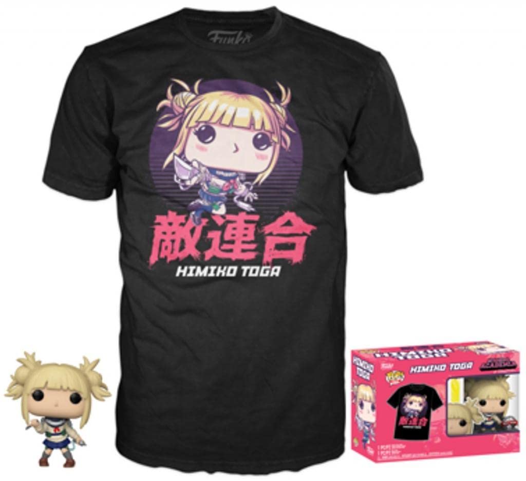 Funko POP! and Tee My Hero Academia Himiki Toga [Unmasked] with Size Small T-Shirt Collectors Box Exclusive