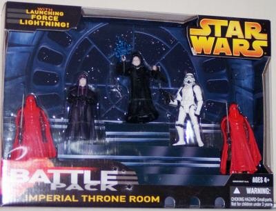 Prannoi Star Wars EIII Revenge of The Sith Exclusive Deluxe Battlepack Action Figure Set Imperial Throne Room