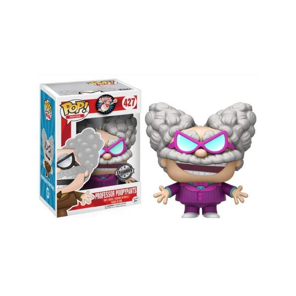 Funko POP! Animation Captain Underpants Figure Professor Poopypants Purple