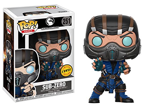 Funko POP! Games Mortal Kombat X CHASE Sub-Zero #251 [POP! Protector]