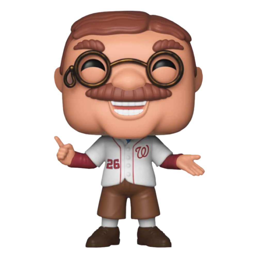 Funko POP! Mascots Washington Nationals, Theodore Teddy Roosevelt #15 [POP! Protector]