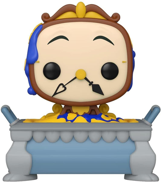 Funko POP! Disney Beauty and the Beast Cogsworth in Cobbler Pan #1138 Funko Shop Exclusive