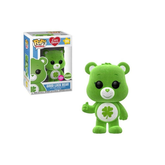Funko POP! Animation Care Bears Good Luck Bear #355 [Flocked] Exclusive