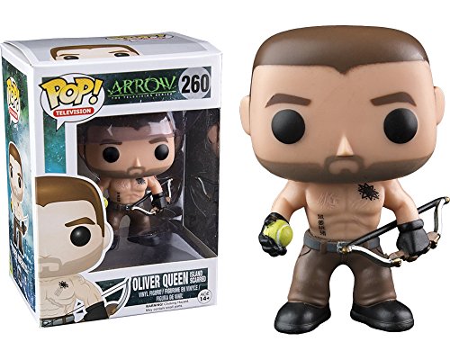 Funko POP! Heroes Island Scarred Oliver Queen #260 Fugitive Toys Exclusive