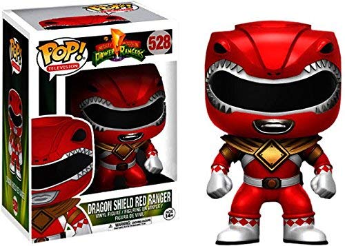 Funko POP! Television Mighty Morphin Power Rangers Dragon Shield Red Ranger #528