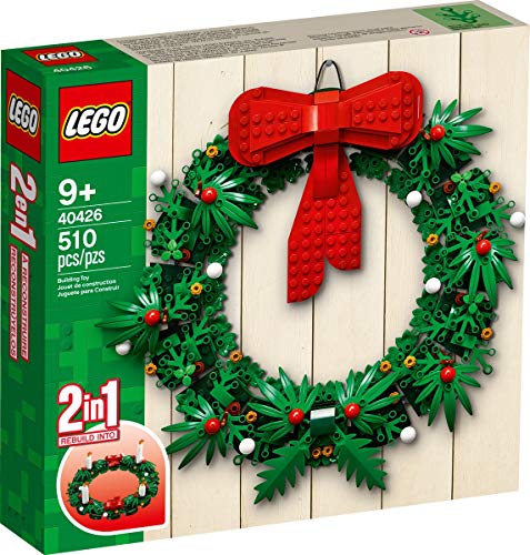LEGO Iconic Christmas 2-in-1 Wreath with Big Red Bow and Advent 40426