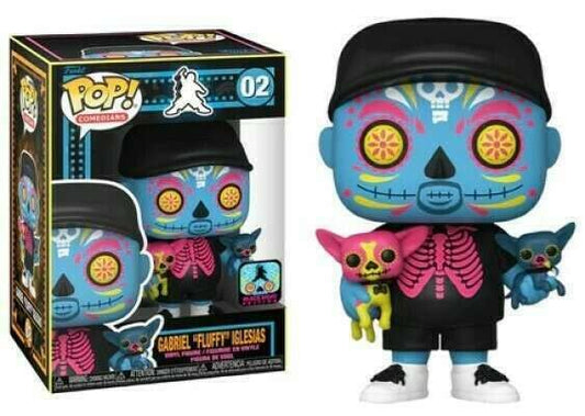 Funko POP! Comedians Gabriel "Fluffy" Iglesias #02 [Blacklight, Must Love Dogs] Exclusive