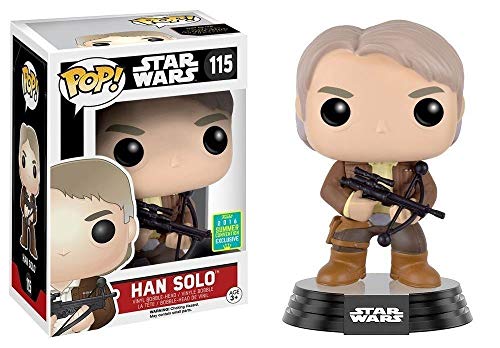 Funko POP! Star Wars The Force Awakens - Han Solo #115 [With Chewbacca Bowcaster] SDCC 2016 Exclusive