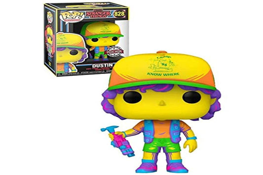 Funko POP! Television Stranger Things Dustin #828 [Vest, Blacklight] Exclusive