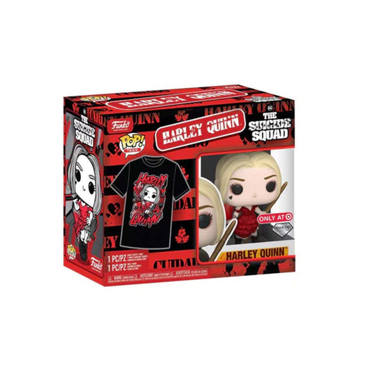 Funko POP! and Tee Suicide Squad Harley Quinn Diamond Collection with Size Medium T-Shirt Collectors Box Exclusive