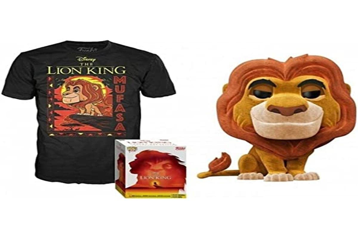 Funko POP! Tee Disney The Lion King Flocked Mufasa (Target Exclusive) (Large)
