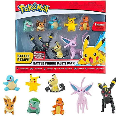 Pokémon Battle Figure Multi-8-Pack Featuring Umbreon & Espeon