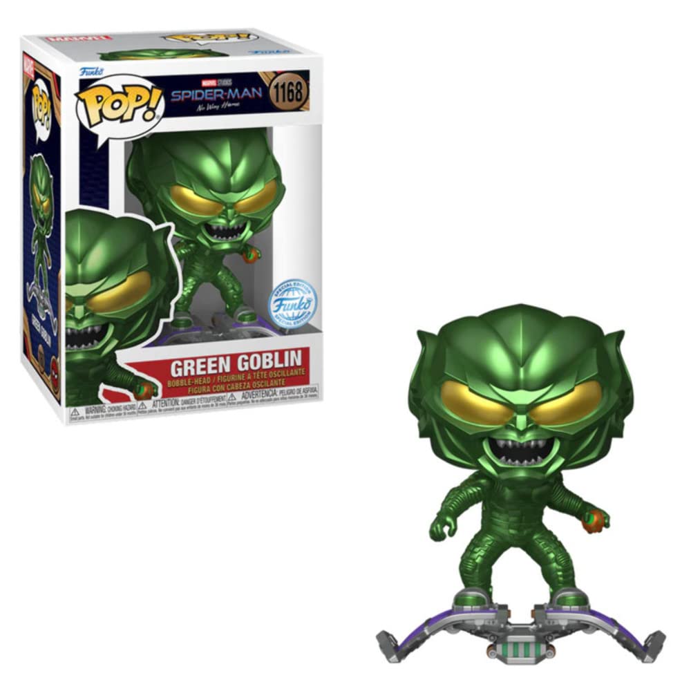 Funko POP! Marvel Spider-Man No Way Home Green Goblin #1168 [Pumpkin Bomb] Exclusive