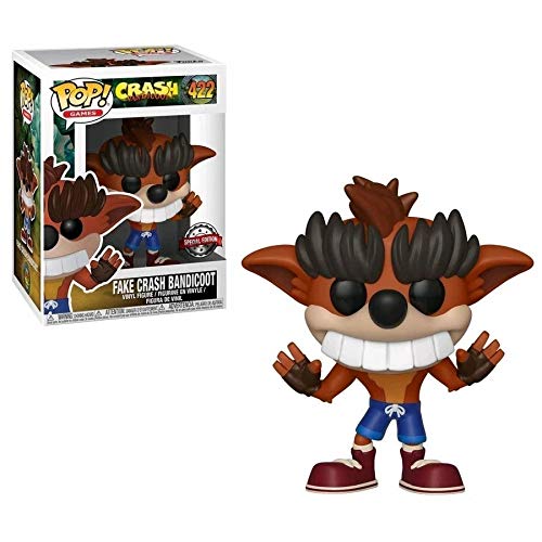 Funko POP! Games Fake Teeth Crash Bandicoot 422 Exclusive