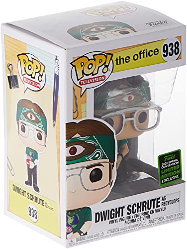 Funko POP! Television 2020 ECCC Shared Exclusive 938 Dwight as Recyclops