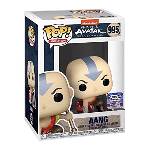 Funko POP! Animation Avatar The Last Airbender Aang #995 [Metallic] Funko Hollywood Exclusive