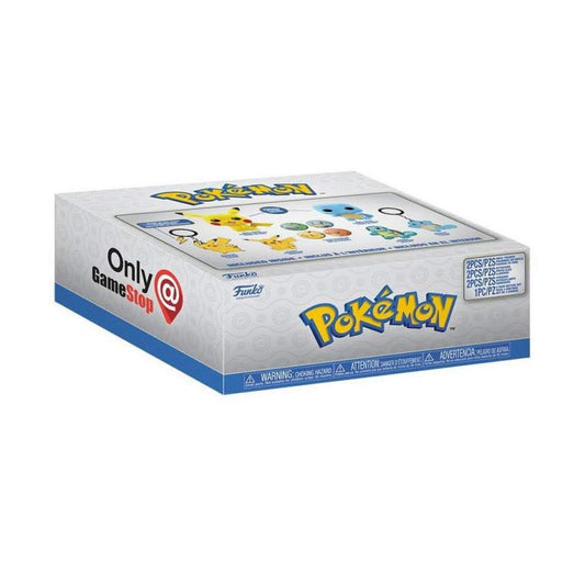 Funko POP! Games Pokemon Flocked Pikachu #353 and Flocked Squirtle #504, Stickers, Keychains, and Pins Collectors Box