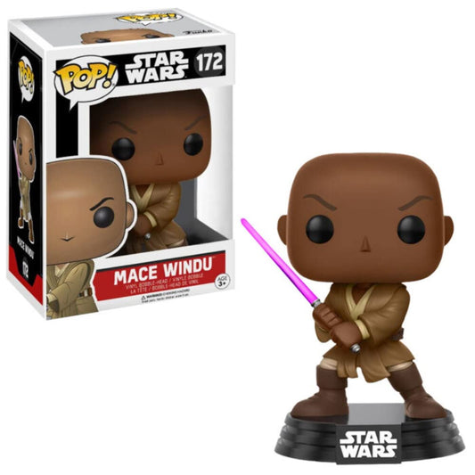 Funko POP! Star Wars Mace Windu Exclusive Vinyl Bobble Head #172