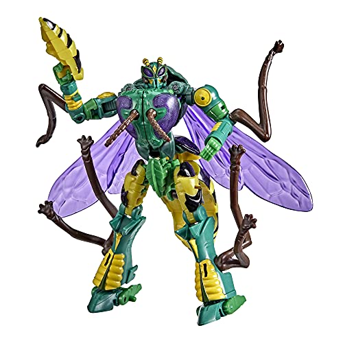 Transformers Toys Generations War for Cybertron: Kingdom Deluxe WFC-K34 Waspinator Action Figure - Kids Ages 8 and Up, 5.5-inch