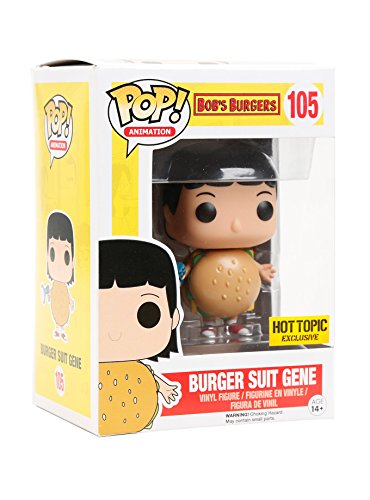 Funko POP! Animation Bob's Burgers Burger Suit Gene #105 Exclusive