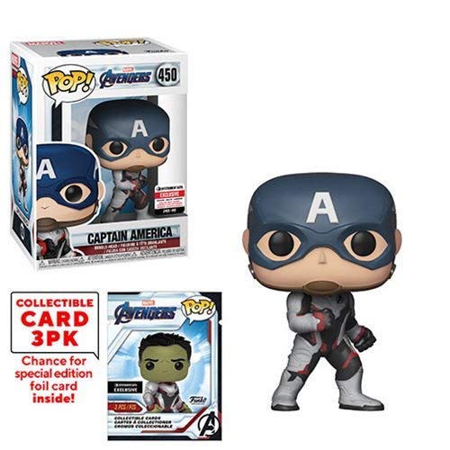 Funko POP! Marvel Avengers Captain America (Endgame) with Collective Card EE Exclusive