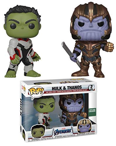 Funko POP! Marvel Avengers Endgame Hulk & Thanos 2-Pack Exclusive