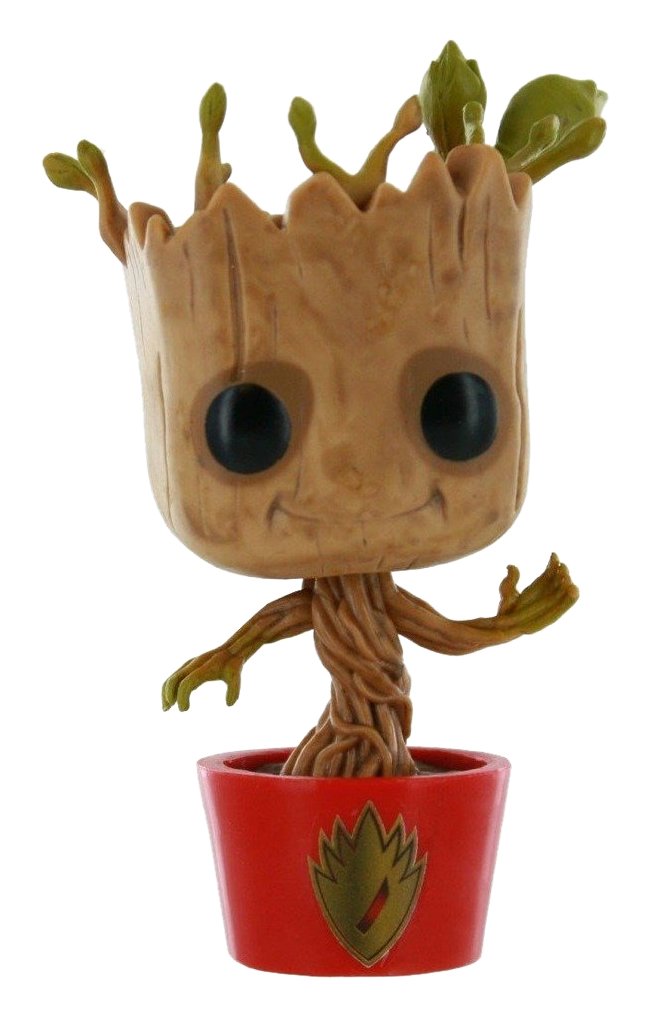 Funko POP! Marvel Guardians of the Galaxy Dancing Groot #65 [Ravagers - Red] Exclusive