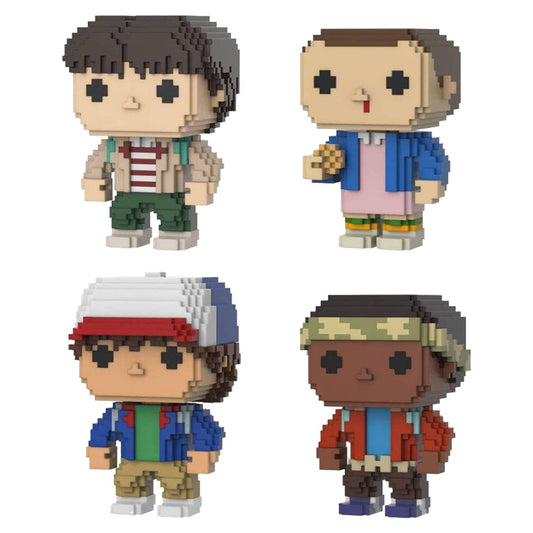 Funko POP! 8-Bit Stranger Things- Eleven w/ Eggos, Mike, Dustin & Lucas 4-Pack Target Exclusive