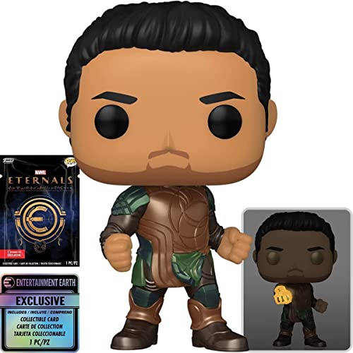 Funko Pop! Marvel Eternals #730 Gilgamesh Vinyl Figure with Collectible Card Entertainment Earth Exclusive